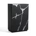 Aspen - Modern Matte Brown Ash & Silver Chest