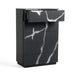 Aspen - Modern Matte Brown Ash & Silver Chest