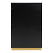 Aspen - Modern Black & Gold Wide Chest