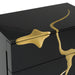 Aspen - Modern Black & Gold Wide Chest