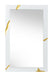 Aspen Modern White Mirror