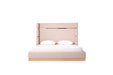 Sterling Modern Beige + Gold Bed + Nightstands