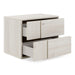 Asus - Italian Modern White Washed Oak Nightstand