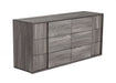 Asus - Italian Modern Elm Grey Dresser