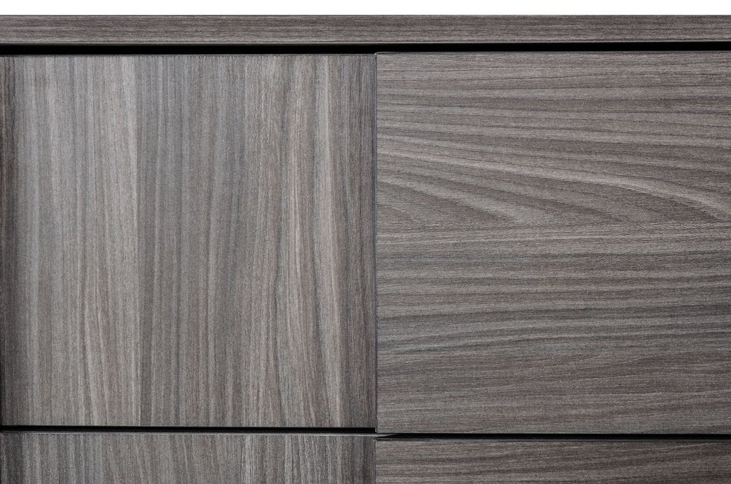 Asus - Italian Modern Elm Grey Dresser