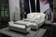 Auspicious Transitional White Nightstand
