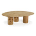 Avril burl freeform coffee table