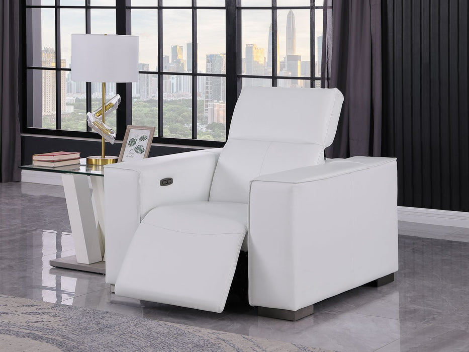 Global United 1208 Power Reclining Chair | Genuine Leather