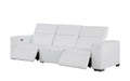 Global United 1208 3-Piece Reclining Set White