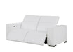 Global United 1208 3-Piece Reclining Set White