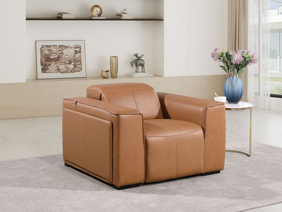 DivanItalia 1224 Power Reclining Chair – Cognac