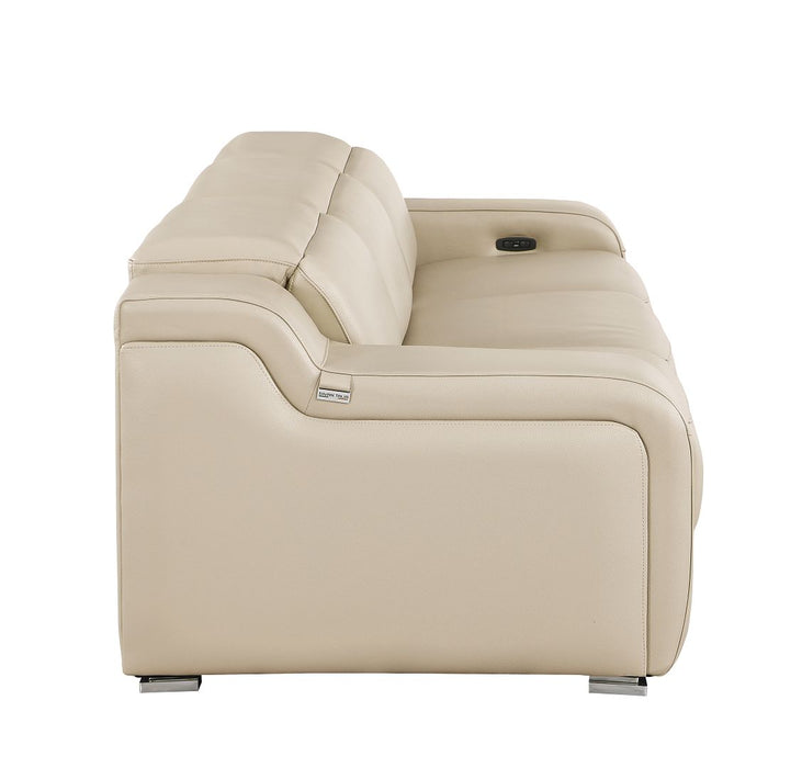 Global United 6111 Power Reclining Sofa | Genuine Leather