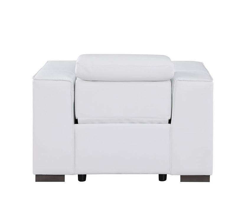 Global United 1208 Power Reclining Chair | Genuine Leather