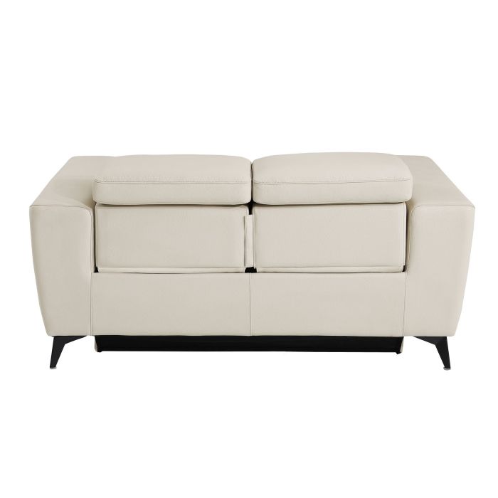 DivanItalia 989 Power Reclining Loveseat | Italian Leather