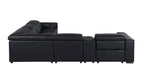 Global United 1208 Black 6PC Sectional