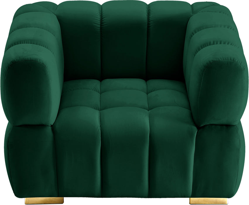 Gwen Green Velvet Chair