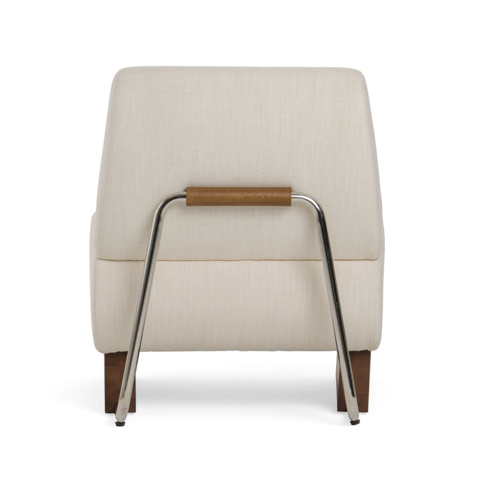Barbara Modern Off White Accent Chair