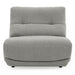 Basil - Modern Grey Fabric Large Electric Recliner Chair