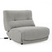 Basil - Modern Grey Fabric Large Electric Recliner Chair