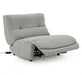 Basil - Modern Grey Fabric Large Electric Recliner Chair