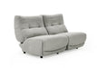 Basil - Modern Grey Fabric Small Electric Recliner Chair