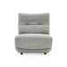 Basil - Modern Grey Fabric Small Electric Recliner Chair