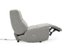 Basil - Modern Grey Fabric Small Electric Recliner Chair
