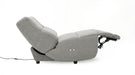 Basil - Modern Grey Fabric Small Electric Recliner Chair