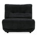 Basil - Modern Black Fabric Small Electric Recliner Chair