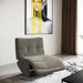 Basil - Modern Grey Fabric Small Sofa With 3 Electric Recliners