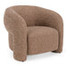 Bates - Modern Brick Fabric Accent Chair + Ottoman