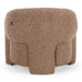 Bates - Modern Brick Fabric Accent Chair + Ottoman