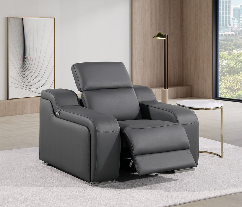 Global United 6111 Power Reclining Chair | Genuine Leather