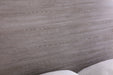 Arlene Modern Grey Elm & Stainless Steel Canopy Bed