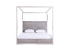 Arlene Modern Grey Elm & Stainless Steel Bedroom Set