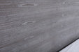Charlene Modern Grey Elm & Stainless Steel Bed