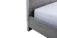 Charlene Modern Grey Elm & Stainless Steel Bedroom Set