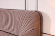 Duke Modern Grey Velvet & Black Gun Chrome Bedroom Set