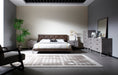 BD2406 - Brown Vegan Leather Bed