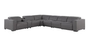 Global United 1208 Dark Grey 7PC Sectional