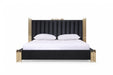 Token Modern Black & Gold Bed