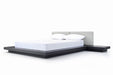 Opal Modern Wenge & Grey Platform Bed