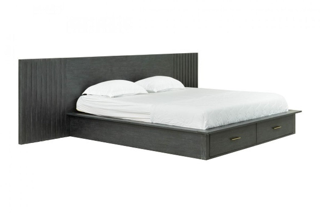 Manchester- Contemporary Dark Grey 4-Piece Bedroom Set