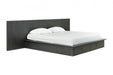 Manchester- Contemporary Platform Dark Grey Bed with Two Nightstands