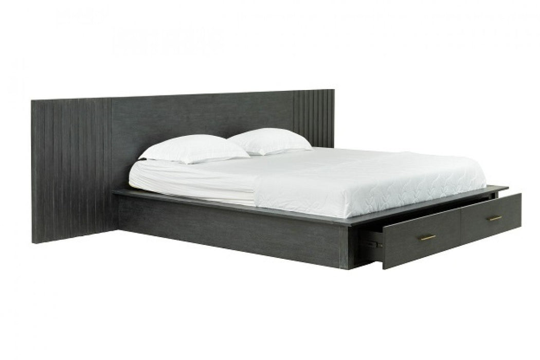 Manchester- Contemporary Dark Grey 4-Piece Bedroom Set
