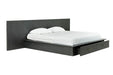 Manchester- Contemporary Platform Dark Grey Q Bed