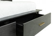 Manchester- Contemporary Dark Grey 4-Piece Bedroom Set