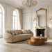 Belinda - Modern Beige Fabric 4-Seat Sofa