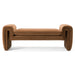 Bentley - Modern Brown Velvet Bench
