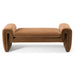 Bentley - Modern Brown Velvet Bench